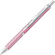 Pentel EnerGel Alloy RT Premium Liquid Gel Pen, (0.7mm), Medium Line, Pink Barrel, Black Ink (BL407P-A)