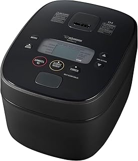 Zojirushi Nw QAC10 5.5 Cup Induction Rice Cooker and Warmer (Black)