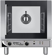 Global Solutions by Nemco GS1120 Countertop Electric Half Size Convection Oven with Steam, 4 Half Size Pan Capacity and Manual Controls, 208-240V