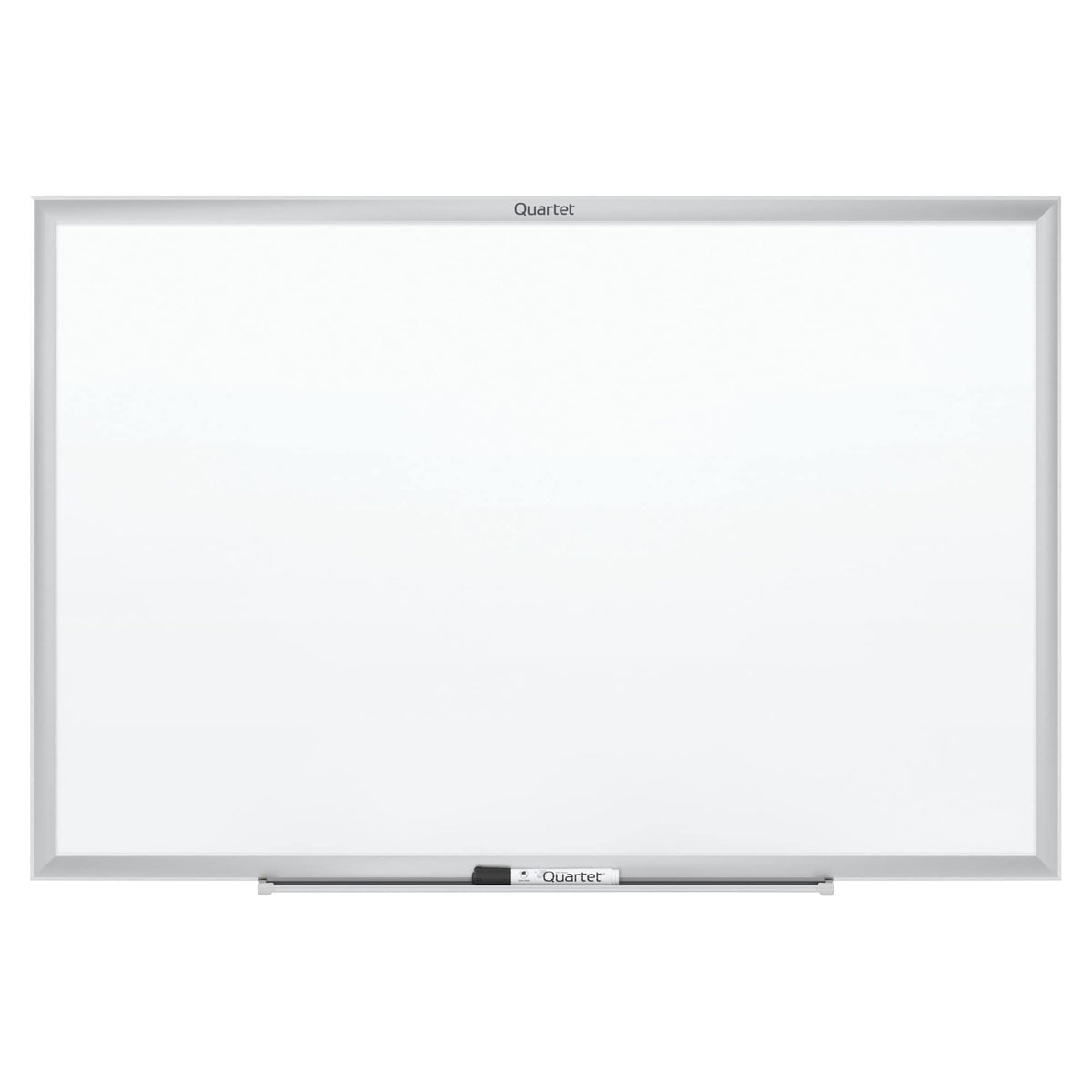 Dry Erase White Board 72"W x 48"H Magnetic Whiteboard by Quartet – 72"W x 48"H, Aluminum, Silver, Model SM537