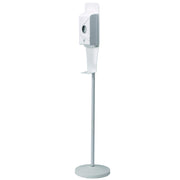 SAN ‘N’ SERV Touchless Hand Sanitizer Floor Dispenser by Service Ideas – Plastic, White, Model ADISPWSTD