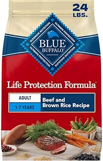 Blue Buffalo Life Protection Formula Beef & Brown Rice Natural Dry Dog Food, 24 lbs.