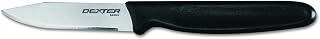 Dexter-Russell 31366 Paring Knife, 2-3/4" Clip Point Blade, Basics Series, Slip-Resistant Polypropylene Handle with Finger Guard, Black, NSF Listed, Compact Kitchen Prep Knife