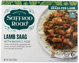 Saffron Road Lamb Saag With Basmati Rice,, 10 Oz (pack Of 8)