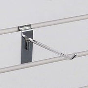 Slatwall Hook, 6" Chrome