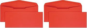 Quality Park Colored Envelope, Traditional, #10, Red, 25 per Pack (11134) (Pack of 2)