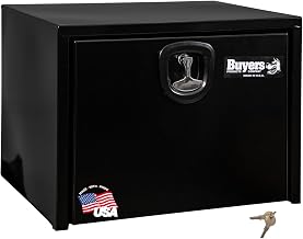 Buyers Products Steel Underbody Truck Box Black 18 x 18 x 24 In by Buyers Products Company – 18 x 18 x 24 Inches, Alloy Steel, Black Gloss, Model 1732300