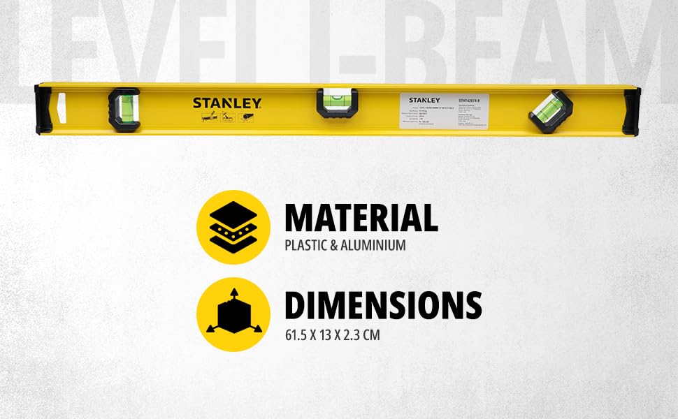 24" Top-Read Levels by STANLEY – One Size, Blend, Multi, Model 42-074