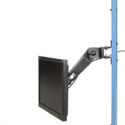 LCD Flat Panel Monitor Arm by Global Industrial – 17"L x 7"W x 5"H, Alloy Steel, Black, Model 249624