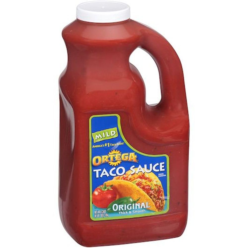 Taco Sauce 4 Case 1 Gallon by Ortega – Large, Pack of 4