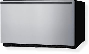 Summit 30” Drawer Refrigerator, Stainless Steel - SDR30 | Single Drawer Refrigerator, 2.54 cu.ft. Capacity, Outdoor Capable Panel Ready Capable* (*Panels not included)