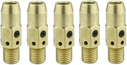 MIG 54A Brass Gas Diffuser for Tweco #3, #4 and Lincoln Magnum 300-400,5 Pack