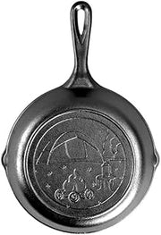 Lodge Wanderlust Series Cast Iron Tent Skillet, 8 Inches