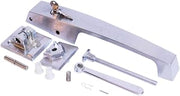 Kason 1236C Handle Complete w/Key Brushed Chrome w/Inside Lever Release 1236C-BL (for use on Flush Doors Only)