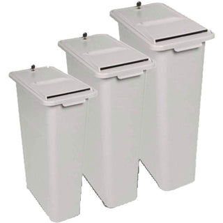 30" Lockable Shredder Bin by HSM – 30.0 cubic_inches, Hdpe, Gray, Model 1045331651