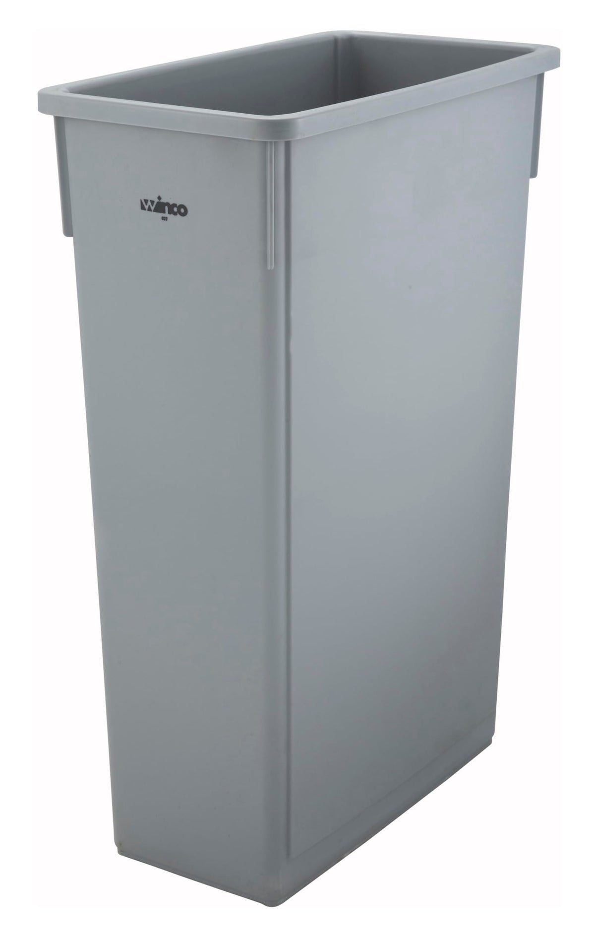 Slender Trash Can by Winco – 23 Gallon, 23.0 gallons, Plastic, Gray, Model PTC-23SG
