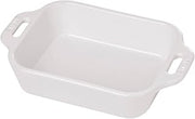 STAUB Ceramic 10.5-inch x 7.5-inch Rectangular Baking Dish - White