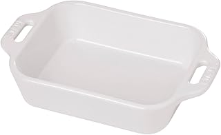 STAUB Ceramic 10.5-inch x 7.5-inch Rectangular Baking Dish - White
