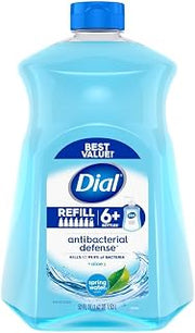 Dial Antibacterial Hand Soap with Moisturizer, Spring Water Scent, 52oz.