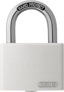 ABUS 508721 T65AL/40 "myLock" Aluminium Padlock, White