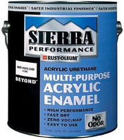 Rust-Oleum Sierra Performance™ Beyond™ Multi Purpose Acrylic Enamels - s38-00p satin white pastel base enamel paint gal [Set of 2]