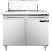 DL36-8C Designer Line Sandwich Unit, 36" W, With 8 Pan Top Openings & 19" Cutting Board
