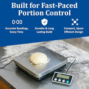 San Jamar Small Portion / Silver / Modern Digital Scales