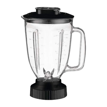 44-oz. Copolyester Blender Jar for BB155 Bar Blender by Waring – 1.29 liters, Stainless Steel, Clear, Pack of 2, Model HC180