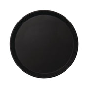(1600CT138) 16" Round Fiberglass Bar Tray - Camtread® by Cambro – 16", Fiberglass, Black, Pack of 12, Model 1600CT(138)