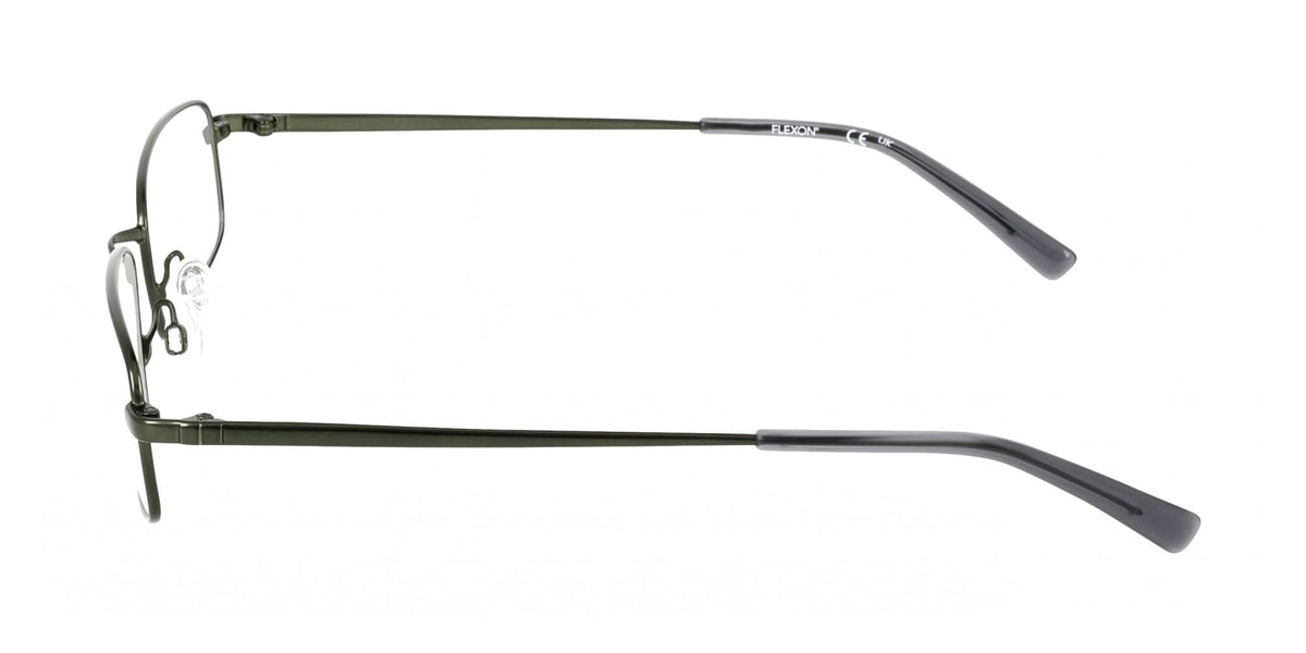 H6097 Satin olive 55/19/145 MAN Eyewear Frame by Flexon – 55/19/145, Plastic, Satin Olive, Model FLEXON H6097