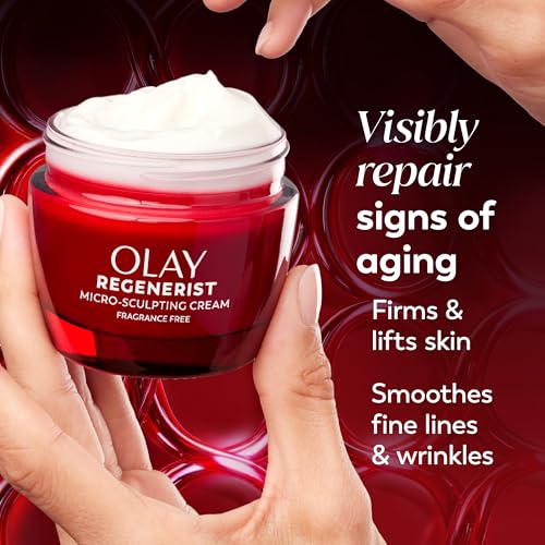 Olay Fragrance-Free / 2.6 Ounce (Pack of 1) / Red Face Moisturizers