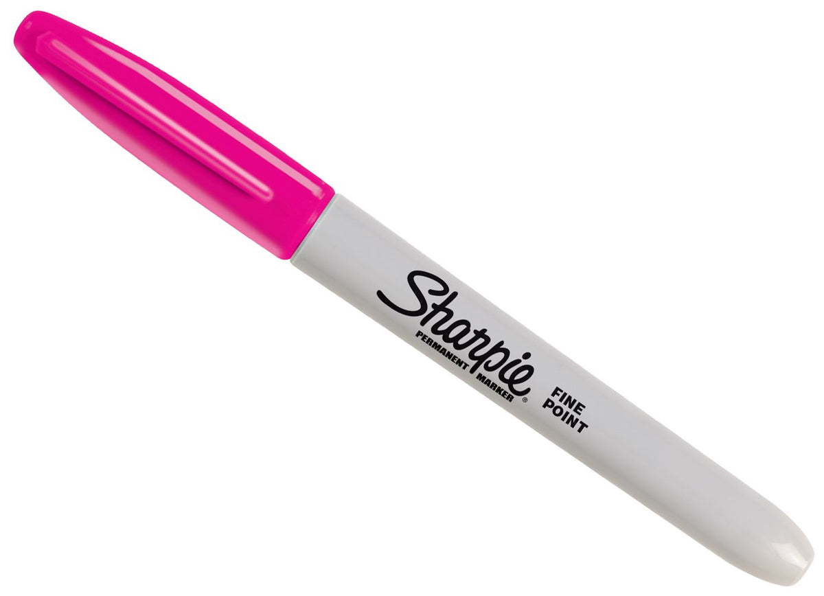 Fine Point Permanent Markers by Sharpie – 1 Count (Pack of 1), Plastic Tip, Magenta, Model 32081