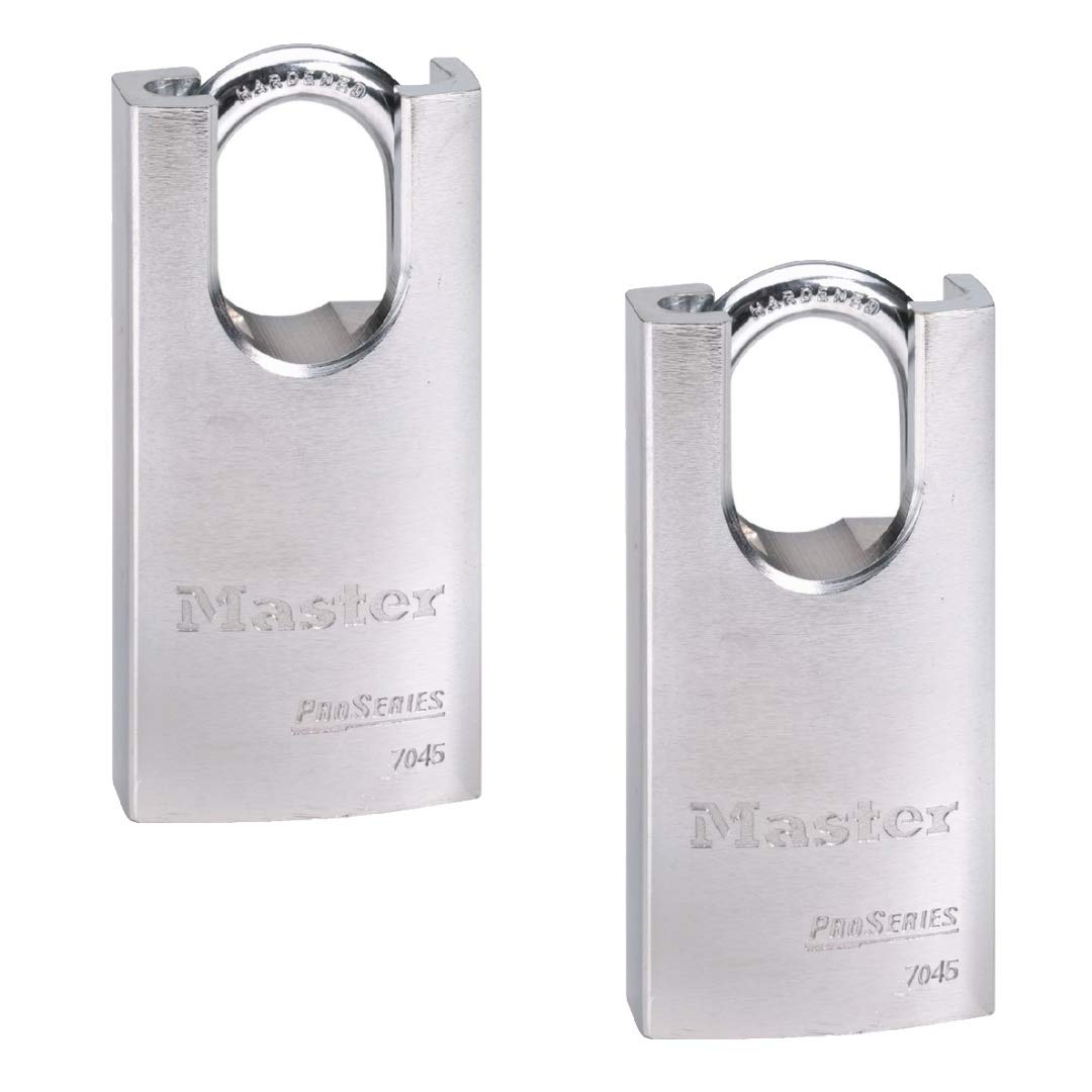 Master Lock 2 Pack / Chrome / 2 Keyed Padlocks