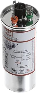 Trane Capacitor; 55/5 MFD 370/440V RND - USA2240
