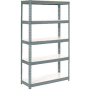 Extra Heavy Duty Shelving 36Wx24Dx60H 6 Shelves 1500 lbs. Cap. Per Shelf Gry by Global Industrial – 6, Alloy Steel, Grey, Model 716977
