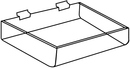 Acrylic Display Tray Slatwall 12" x 8" x 2", 56409