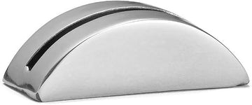 TableCraft RCH21 Stainless Steel Card Holder, 2" x 1.25", Perfect for Place Cards, Table Numbers, and Menu Displays
