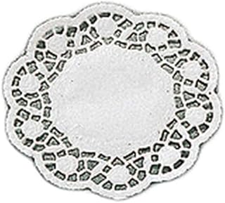 PADERNO World Cuisine Paper Doilies, Round Disposable Placemats, 5.5", 250PK White 47686-14