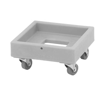 () 13" x 13" Plastic Camdolly® - for Milk Crates by Cambro – Plastic, Coffee Beige, Model CD1313157