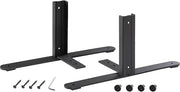 Global Industrial 8 Inch H T-Leg Bracket for Office Partition Panels, Black, 1 Pair, Easy Assembly, Compatible with Global Industrial Panels