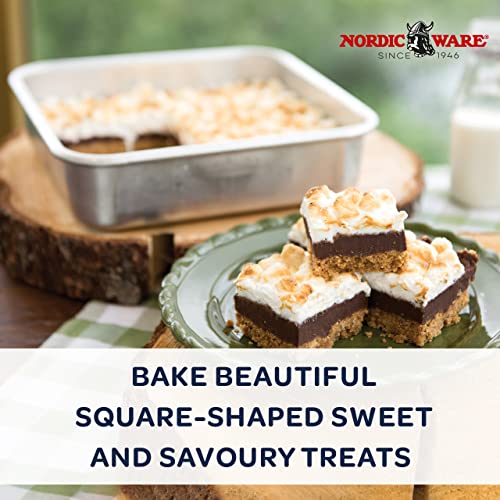 Nordic Ware Aluminum / 9 x 9 (Pack of 4) / Square Pan Square & Rectangular