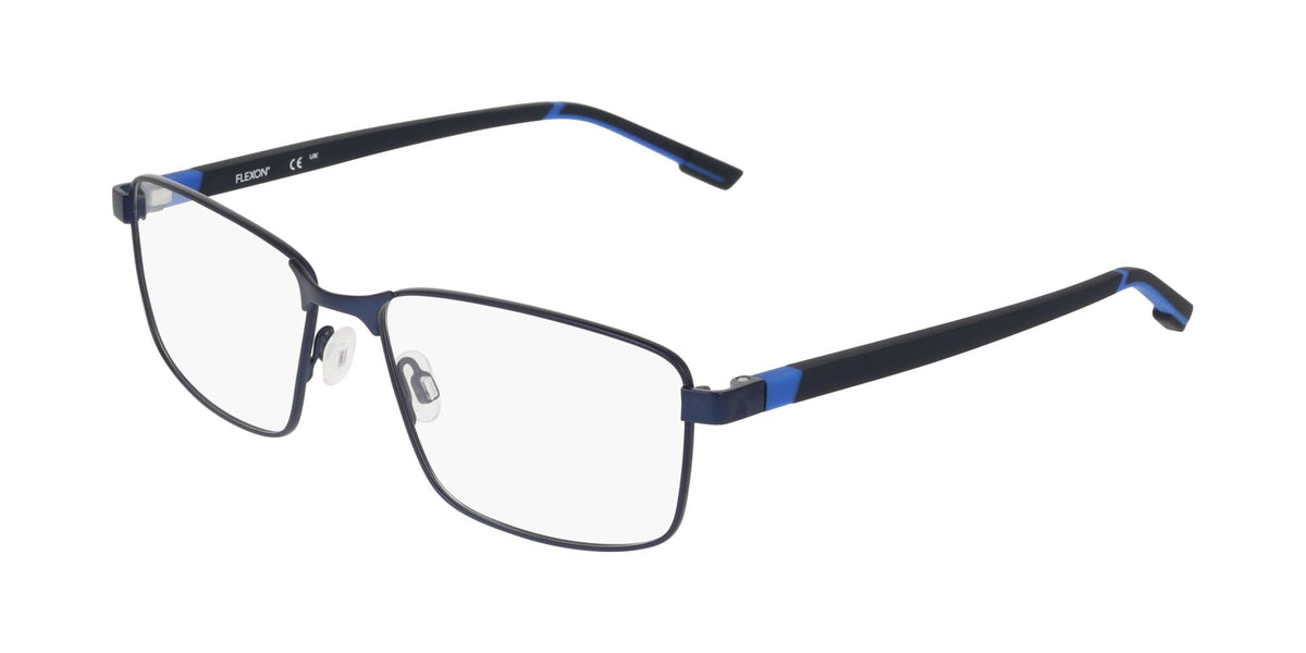 E1177 Matte navy 55/16/140 MAN Eyewear Frame by Flexon – 55/16/140, Plastic, Matte Navy, Model FLEXON E1177
