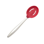PICCOLO 8" Silicone Slotted Spoon by Cuisipro – 8", Silicone, Red, Model CSP-74737705