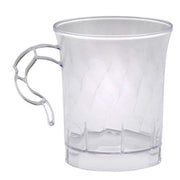 WNA CWM8192 Classicware Plastic Coffee Mug, 8 oz., Clear (Pack of 192)