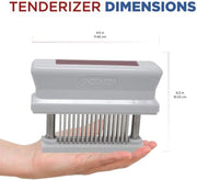 Jaccard White with Red / Pack of 1 / White Original Super 3 Professional 48 Blade Tenderizer Tenderizers