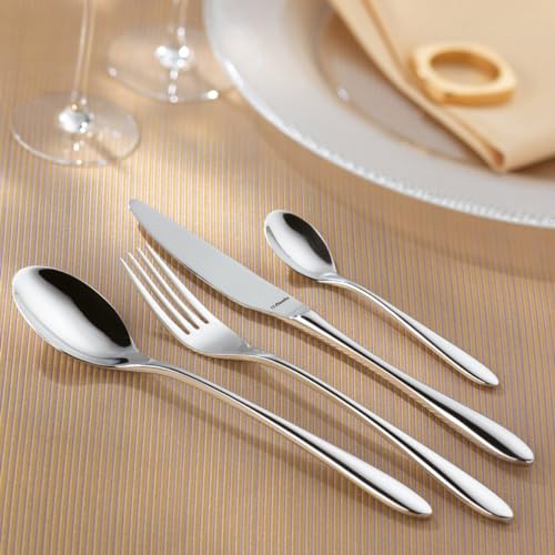Amefa Cube / Estandar / Black/White Dinner Forks
