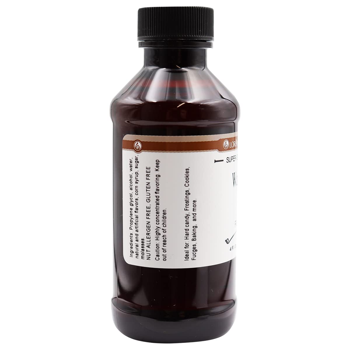 LorAnn Walnut SS Flavor (formally black walnut) by LorAnn Oils – 4 ounce, Cream to Light Brown, Model 0200-0800