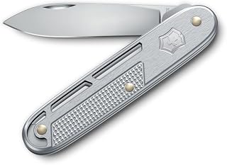 Victorinox Onefold Alox Refined Swiss Army Knife with Carry Clip, Silver | swiss army knife | swiss army knife small | swiss pocket knife | pocket knife | EDC