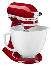 5 Quart Ceramic Bowl for all 4.5-5 Quart Tilt-Head Stand Mixers by KitchenAid – 5 Quart, 5.0 liters, Ceramic, White Chocolate, Model KSM2CB5LW