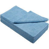 16" x 16" 300 GSM Microfiber Cleaning Cloths by Global Industrial – 16" x 16", 80% Polyester 20% Polyamide, Blue, Model M915100B